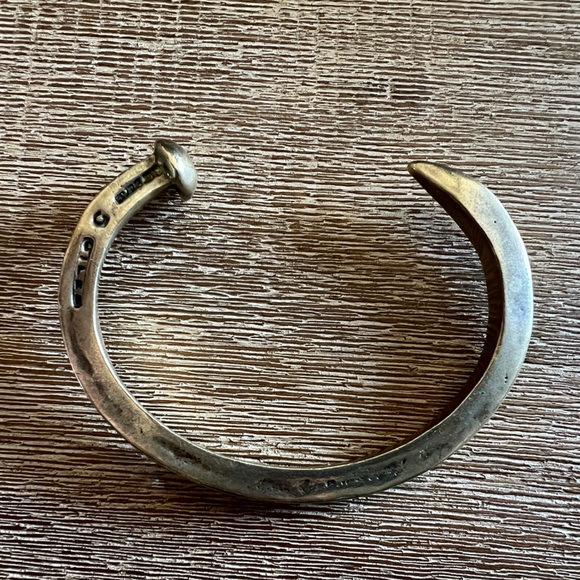 Giles & Brother Railroad Spike Cuff Bracelet - Picture 2 of 3